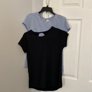 Two work out tops , two sizes (medium and small)